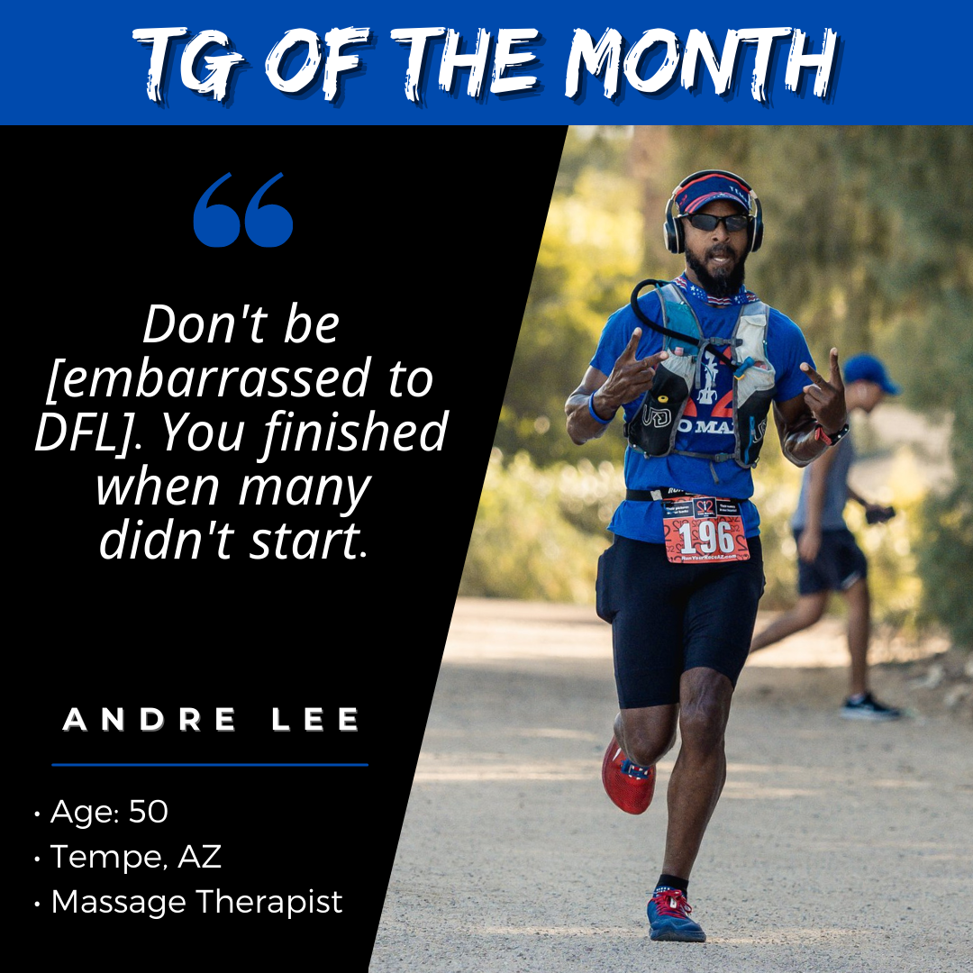 đź’ĄTrail Gangsta of the Month (July '21): Andre Lee, Massage Therapist & DFL at Cocodona 25đź’Ą