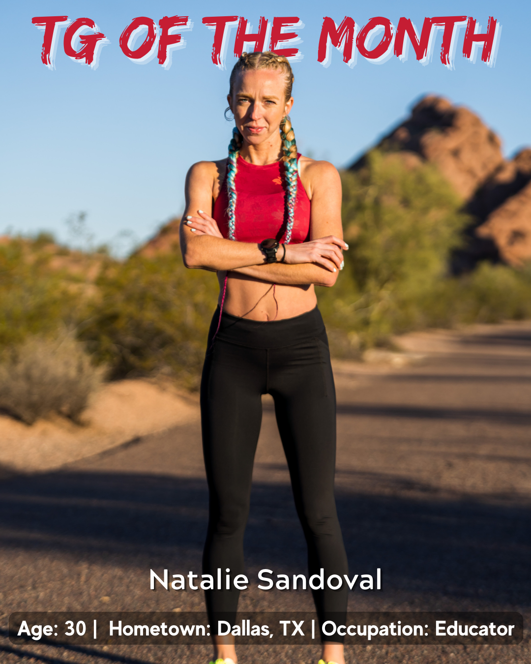 💥Trail Gangsta of the Month (Jan '23) 💥 Desert trail runner, Natalie Sandoval, is Making Waves in the Trail/Ultra Scene 🌊