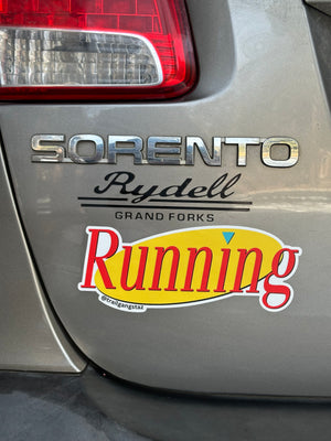 RUNNING x SEINFELD Bumper Sticker